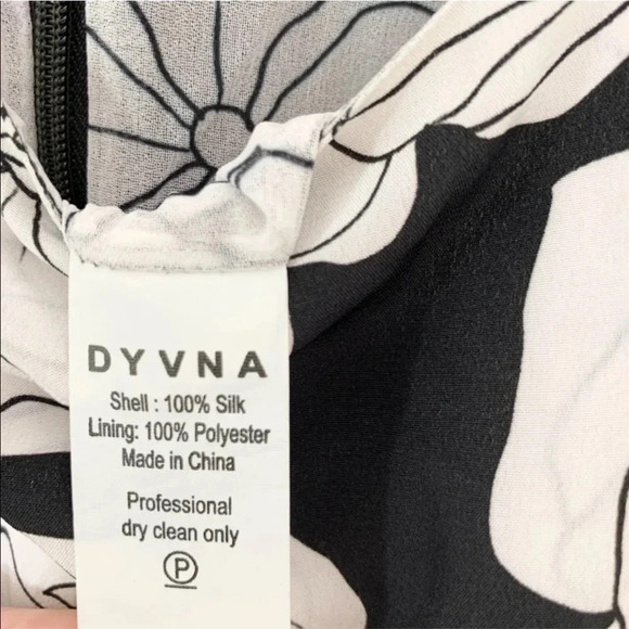 DYVNA Silk Chacha Ruffle Floral Belted Dress Size 4 NWT - Picture 4 of 12